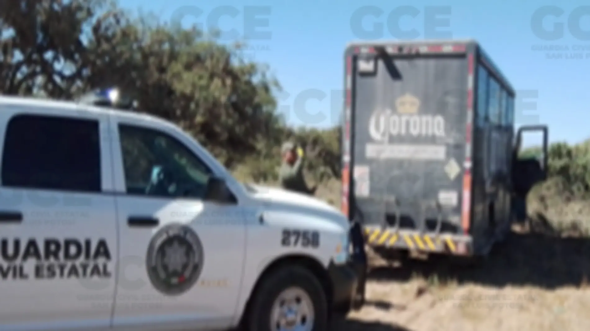 061222 B. 2710, EN MENOS DE 24 HORAS, GUARDIA CIVIL ESTATAL RECUPERA TRANSPORTE DE CARGA REPORTADO COMO ROBADO